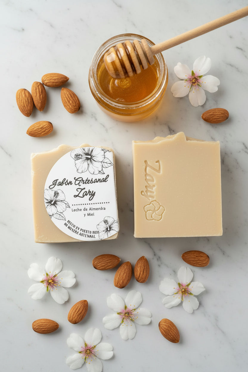 Jabón de Leche de Almendra y Miel