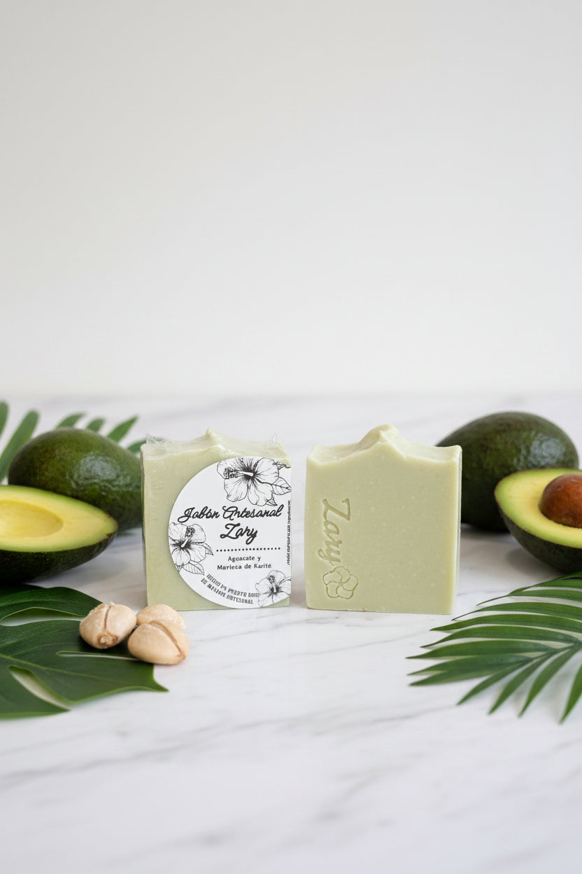 Jabón de Aguacate y Manteca de Karité