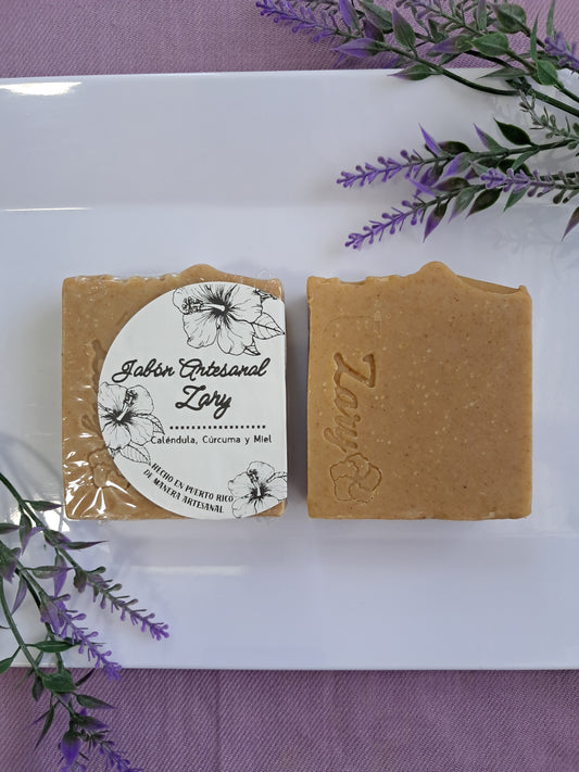 Jabón de Caléndula, Cúrcuma y Miel