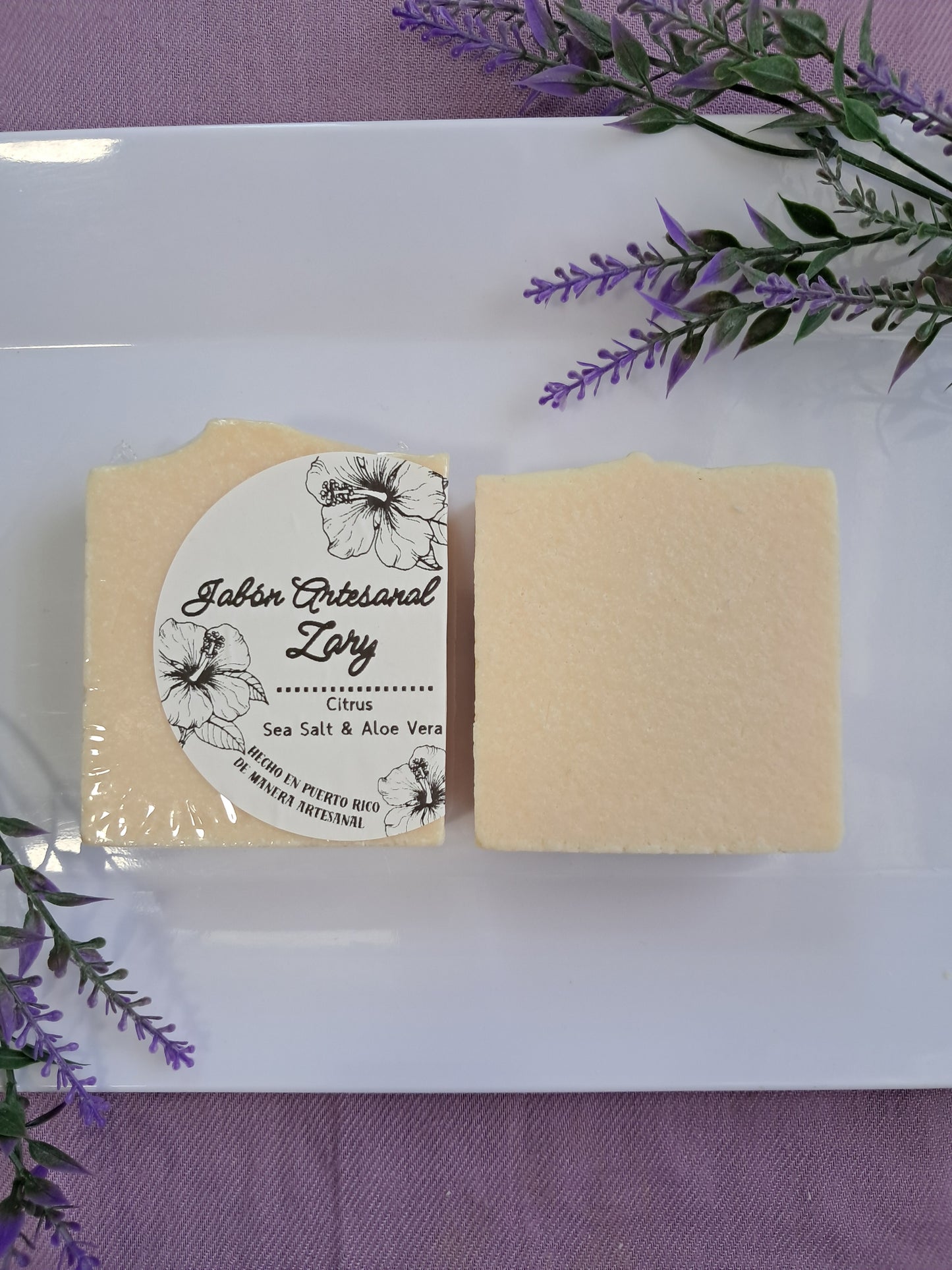 Jabón Citrus, Sal de Mar & Sábila