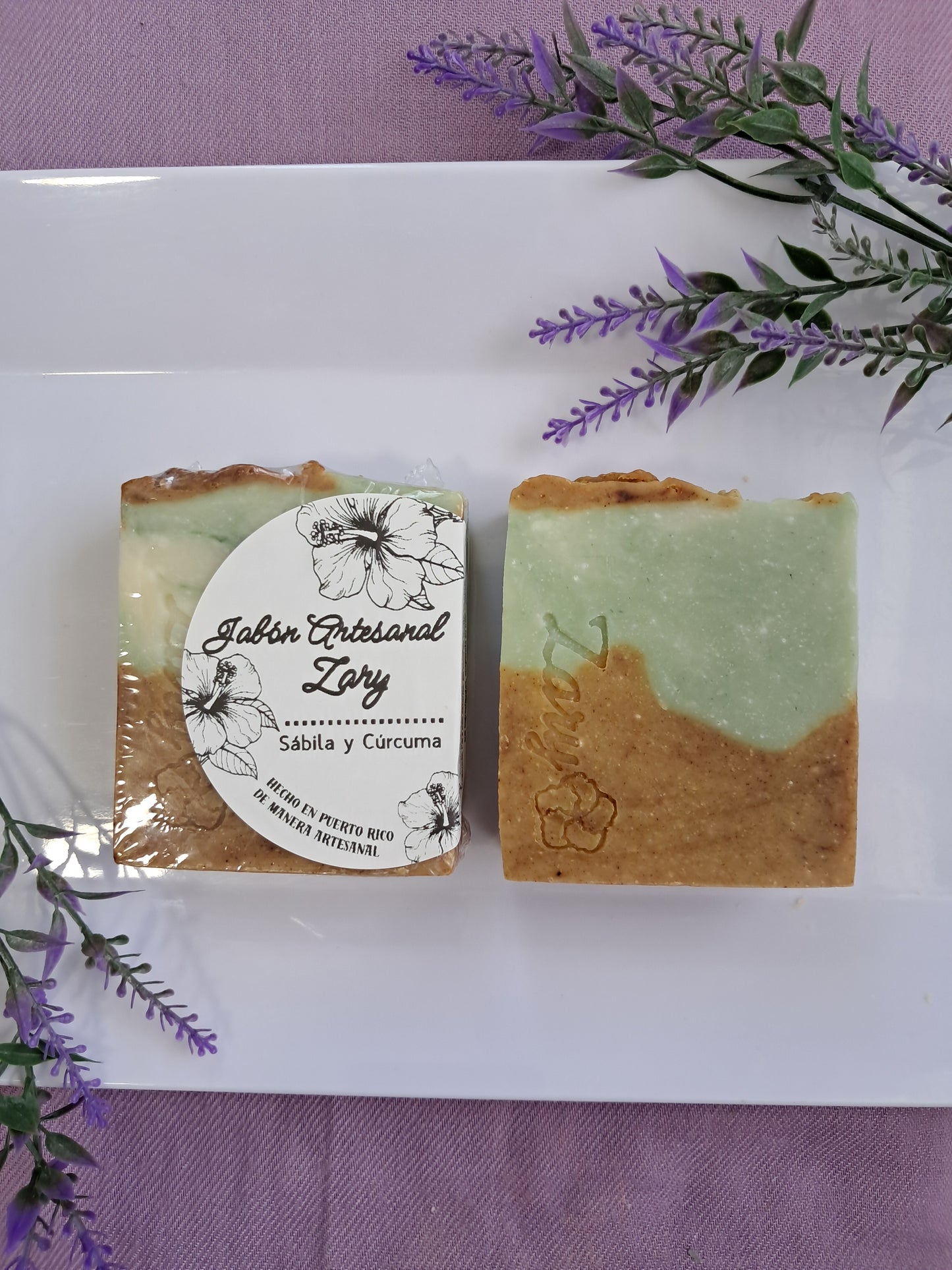 Jabón de Sábila y Cúrcuma